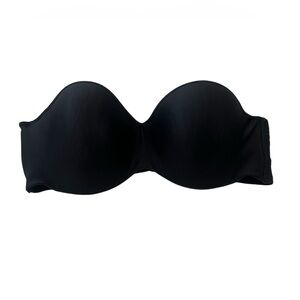 Maidenform Black Bandeau Intimates with Seamless Design